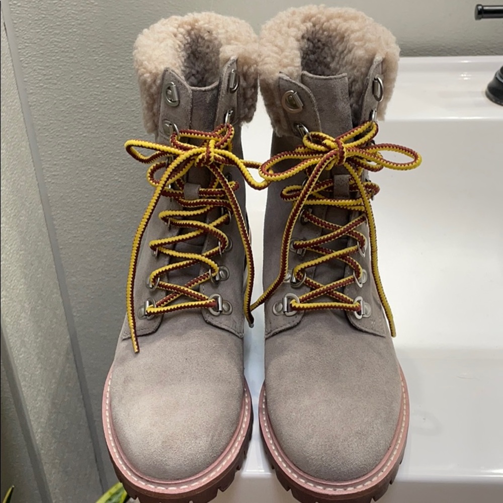 Anthropologie Steve by Steve Madden Suede Boots